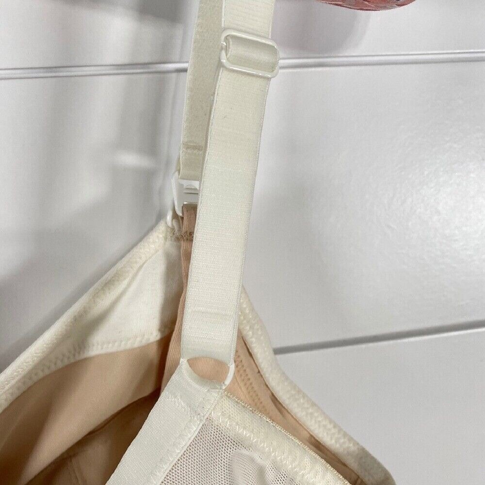 Panache Womens Sophie Nursing Bra 36DD NWT Linen Lace Wireless Adjustable Straps - Picture 6 of 15